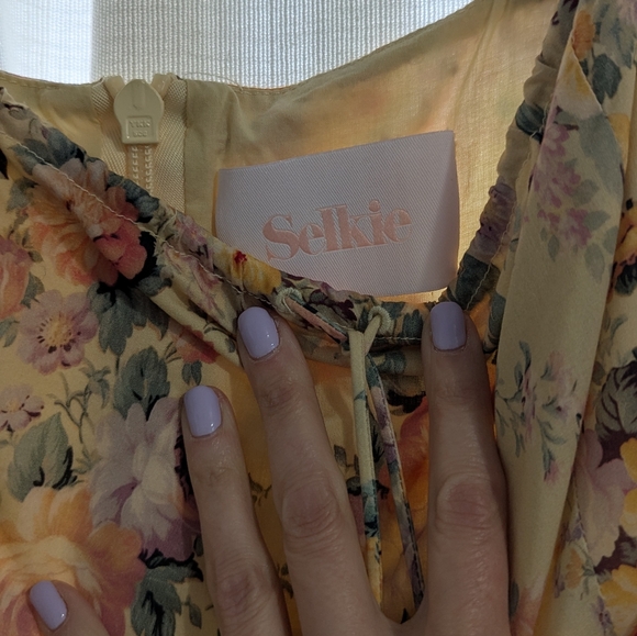 Selkie X Free People The Staycation Dress YELLOW XL - Picture 5 of 6